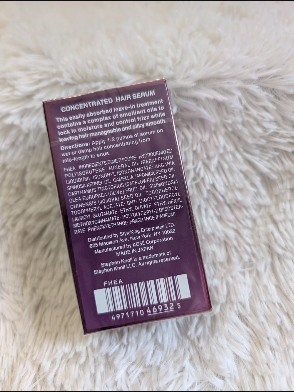 Stephen Knoll Concentrated Hair Serum 2oz New In Box - Picture 2 of 3